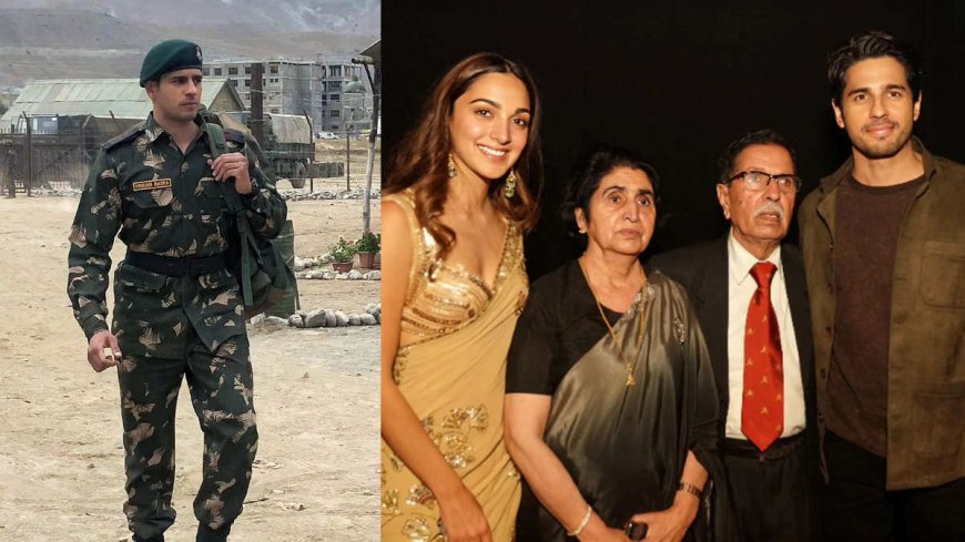 3 years of Shershaah: Sidharth Malhotra shares a beautiful picture with Capt. Vikram Batra's parents and Kiara Advani - Glamsham