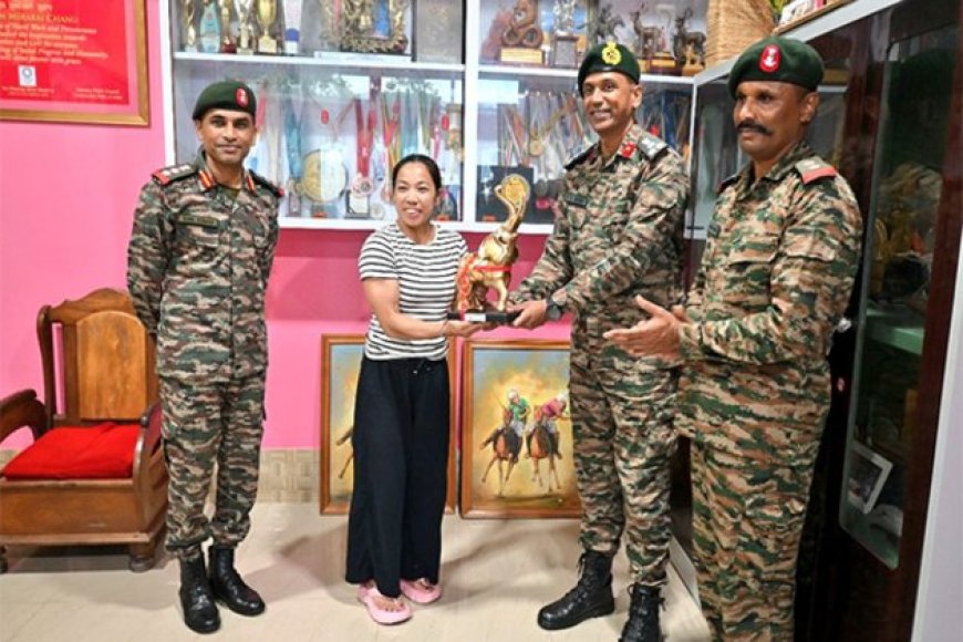 Indian Army honours Mirabai Chanu for fine performance in Paris Olympics