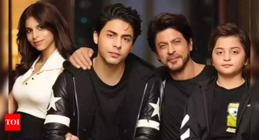 Shah Rukh Khan has THIS advice for kids Aryan, Suhana, and AbRam | Hindi Movie News - Times of India