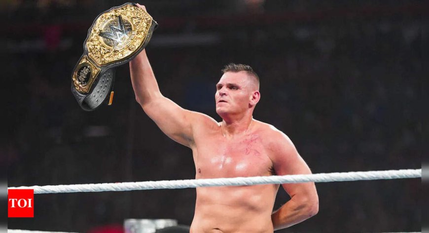 WWE World Heavyweight Champion Gunther reveals factors behind his successful character | WWE News - Times of India