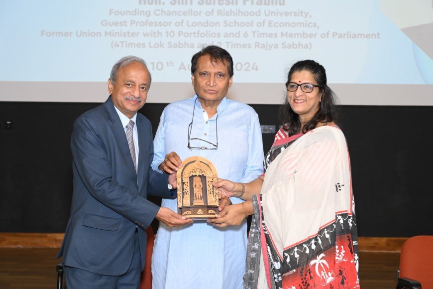 Department of Commerce, MAHE Hosts Insightful Talk with Hon. Shri Suresh Prabhu on Sustainable Development and Economic Policies